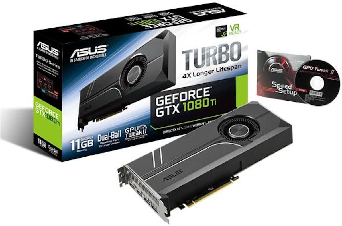 Asus GeForce GTX1080TI 11GB Turbo