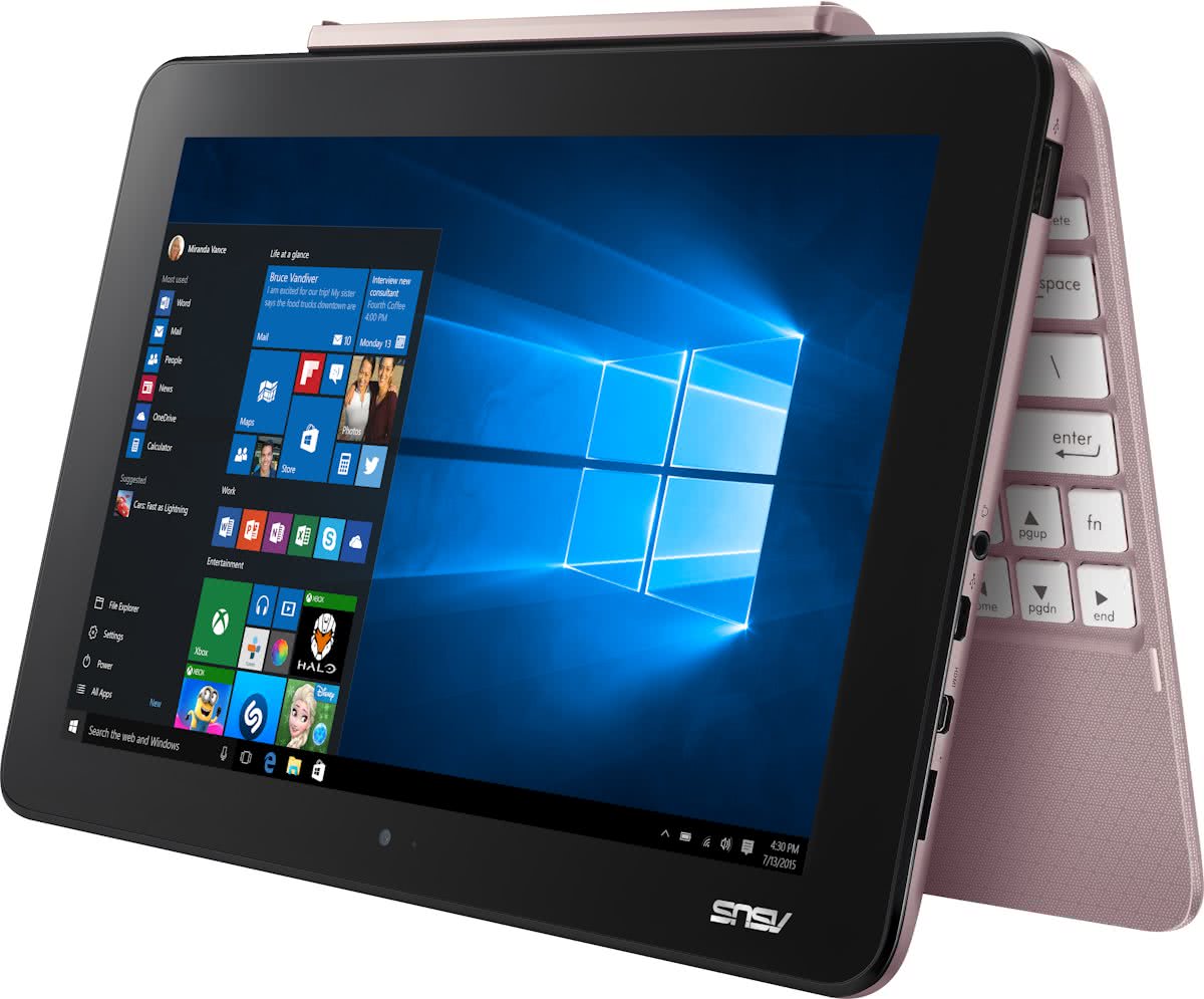 Asus Transformer Book T101HA-GR007T-BE - 2-in-1 laptop - 10.1 Inch - Azerty