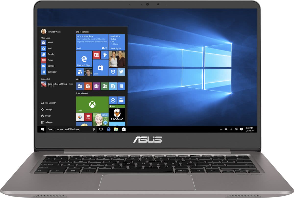 Asus ZenBook UX410UA-GV152T-BE - Laptop - 14 Inch - Azerty