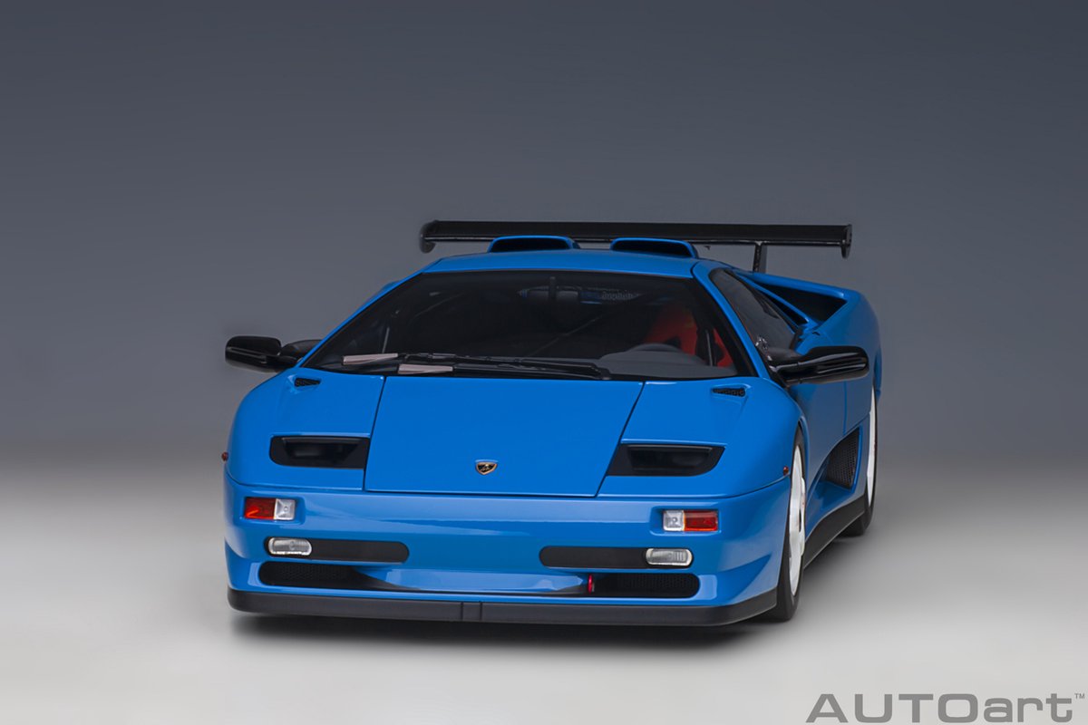 AUTOart 1/18 Lamborghini Diablo SV-R, Blu Le Mans