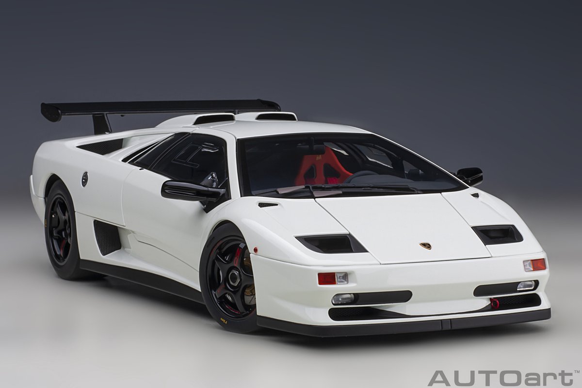 AUTOart 1/18 Lamborghini Diablo SV-R, Impact White