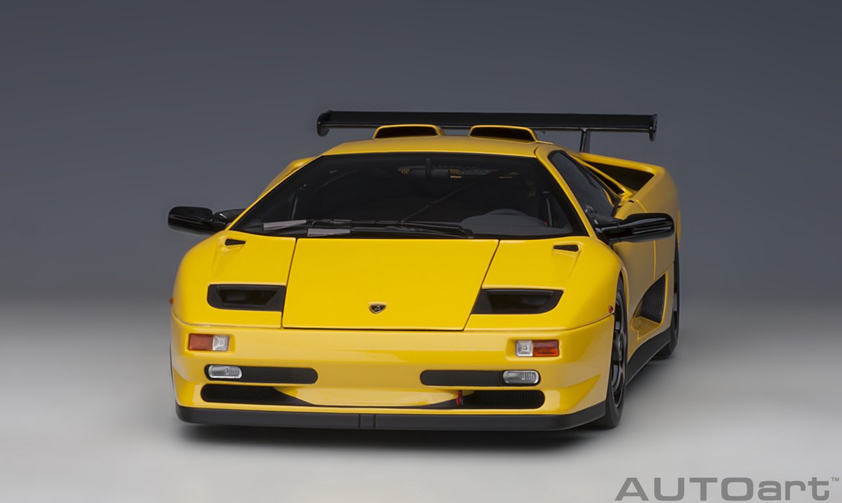 AUTOart 1/18 Lamborghini Diablo SV-R, Superfly Yellow