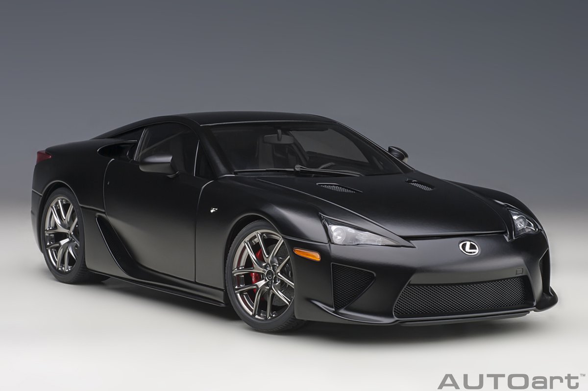 AUTOart 1/18 Lexus LFA, Matt Black