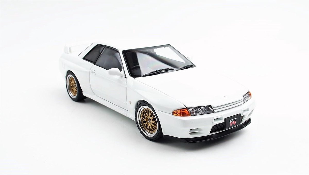 AUTOart Nissan Skyline GT-R (R32) V-Spec Wit 1:18 - Zo goed als nieuw