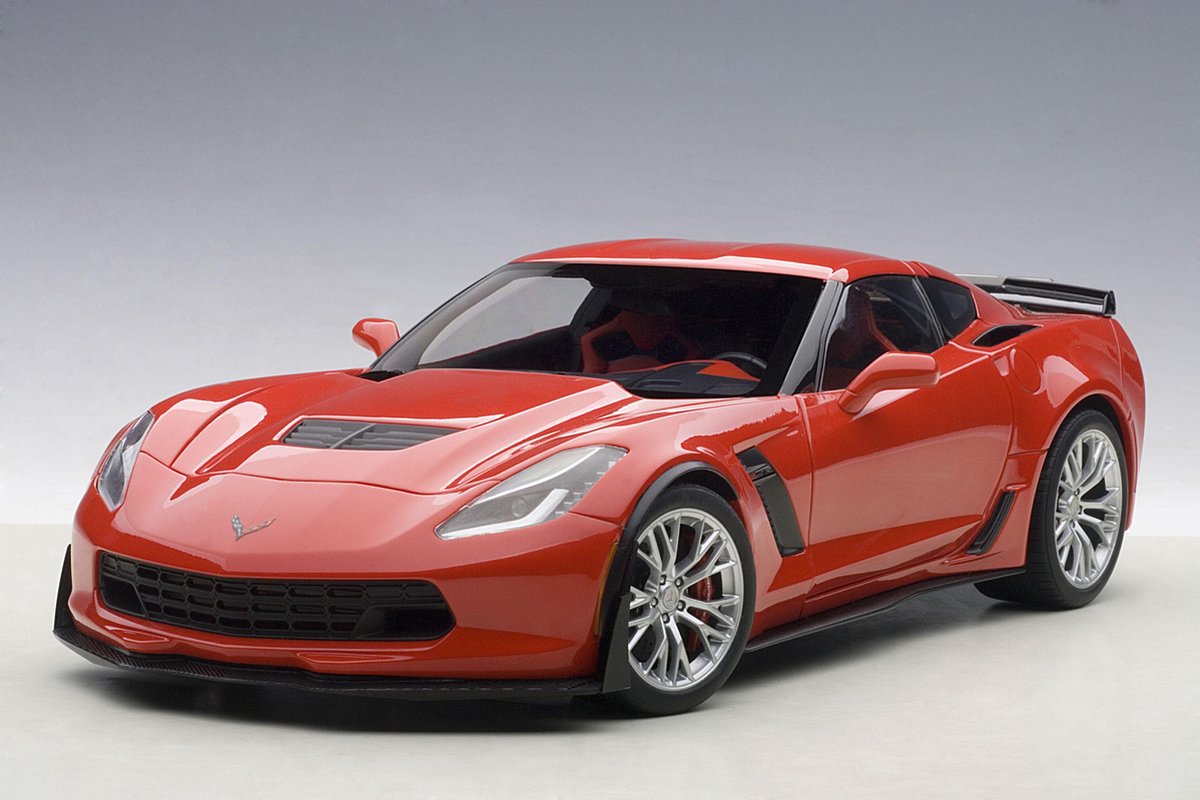 AutoArt 1/18 Chevrolet Corvette C7 Z06 - Torch Red