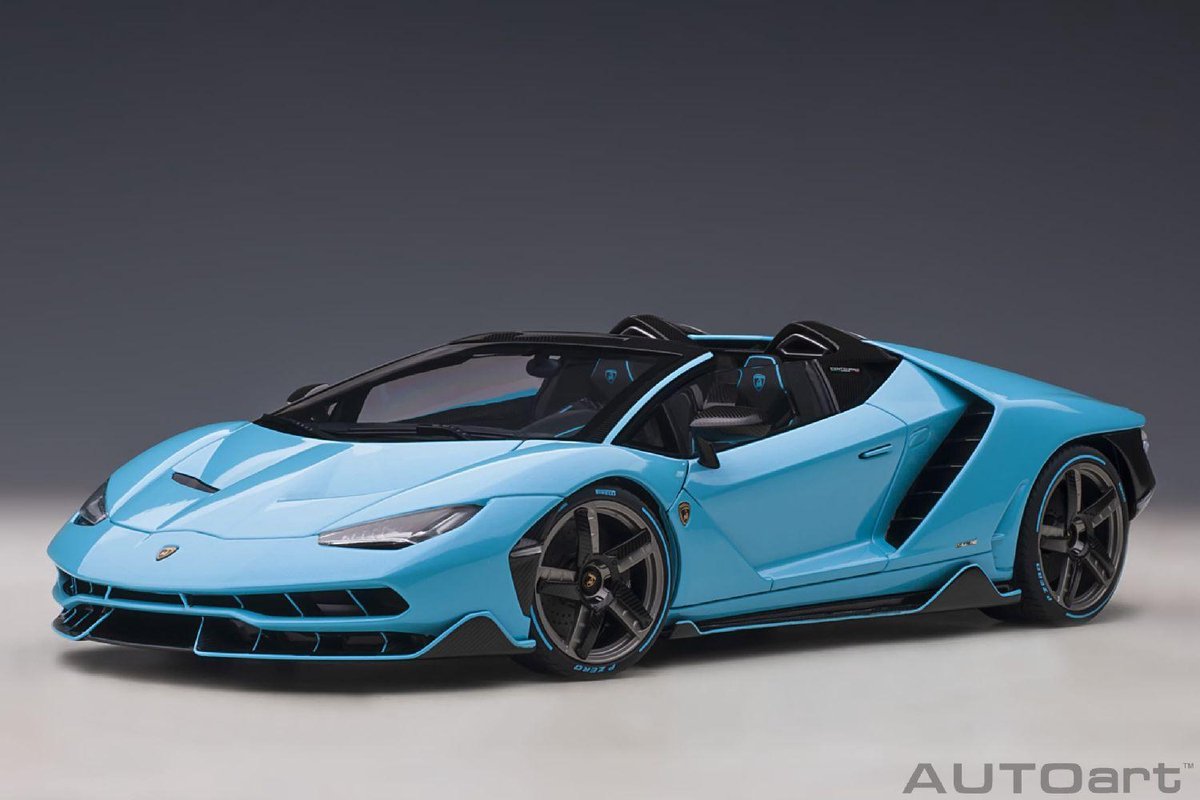 AutoArt 1/18 Lamborghini Centenario Roadster - Blu Cepheus