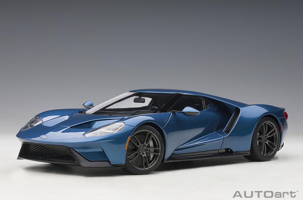 Ford GT - 2017, Liquid Blue - AutoArt 1/18