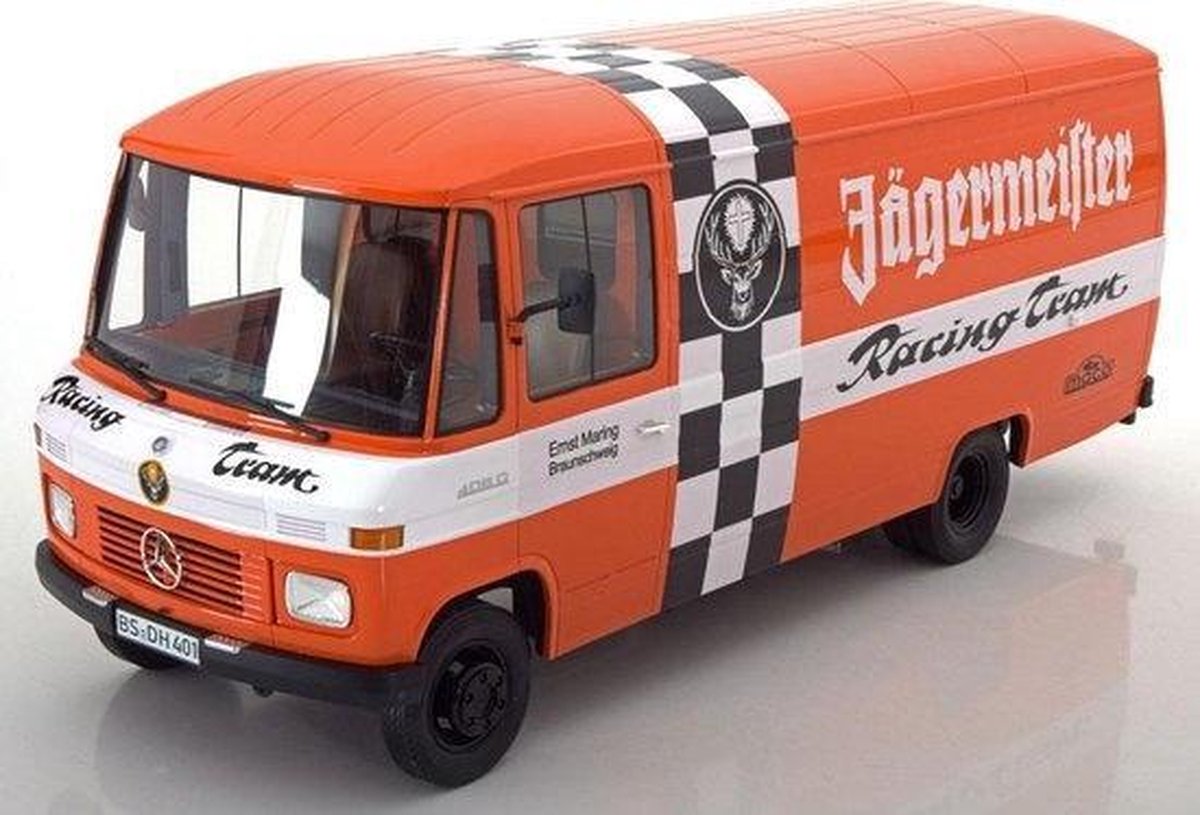 Premium Classixxs Mercedes Benz L 408 1972 Jagermeister Oranje 1:18