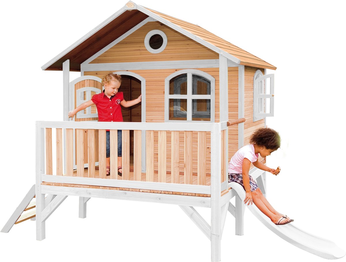   Classic Stef   Bruin/wit - Witte glijbaan