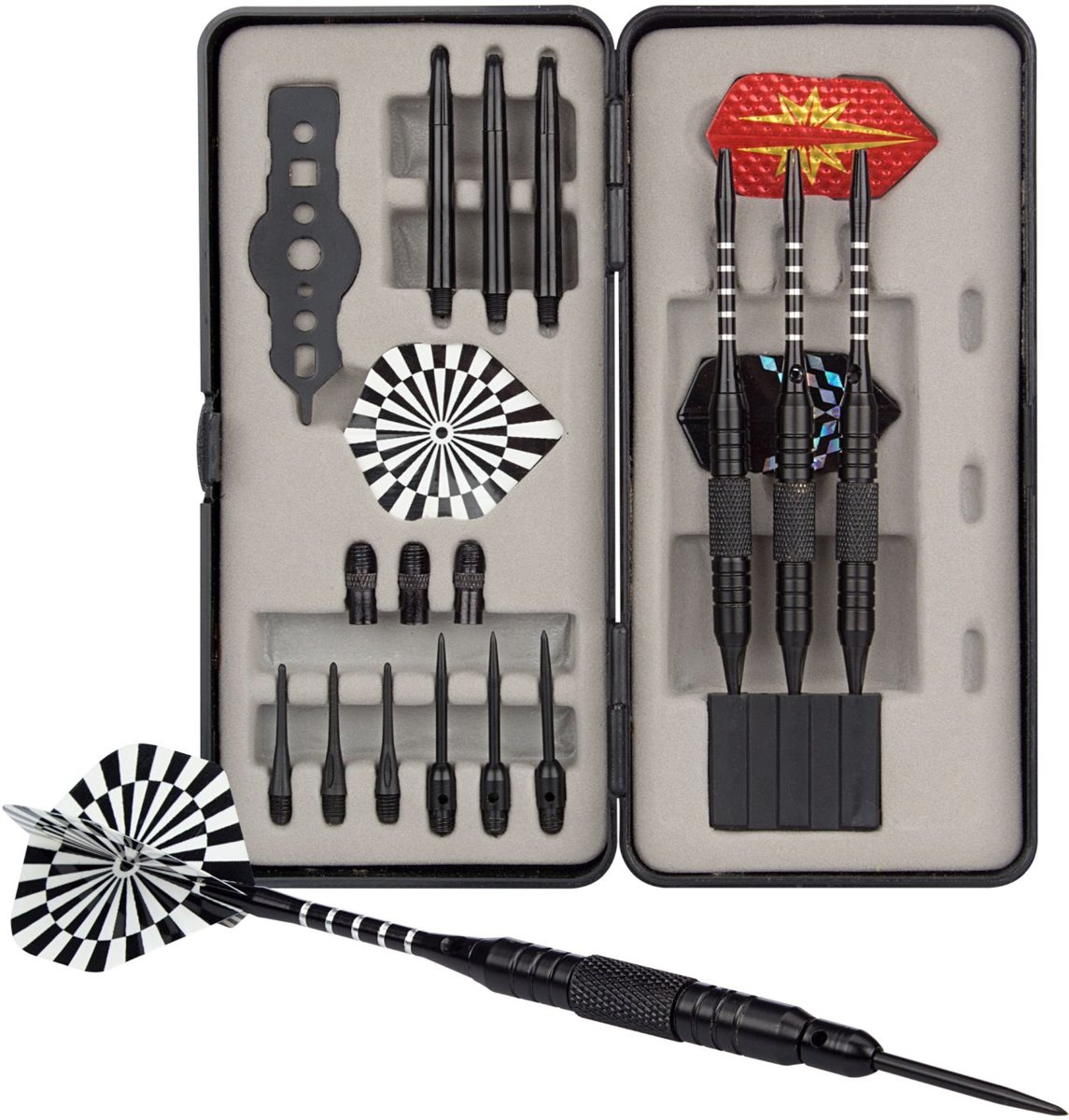 Abbey Darts Dart Set - Steel Tip/Soft Tip - Zwart - 21