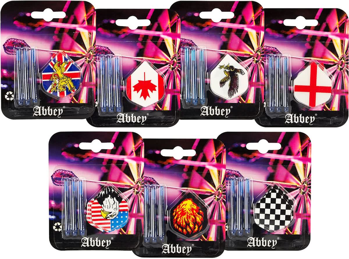 Abbey Darts Flights & Shafts - Universeel