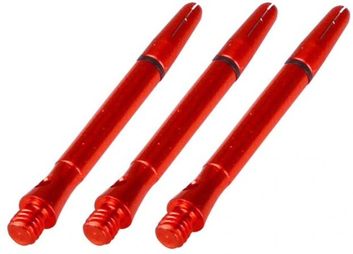 Abbey Darts Shafts Aluminium - Roterende Top - Rood