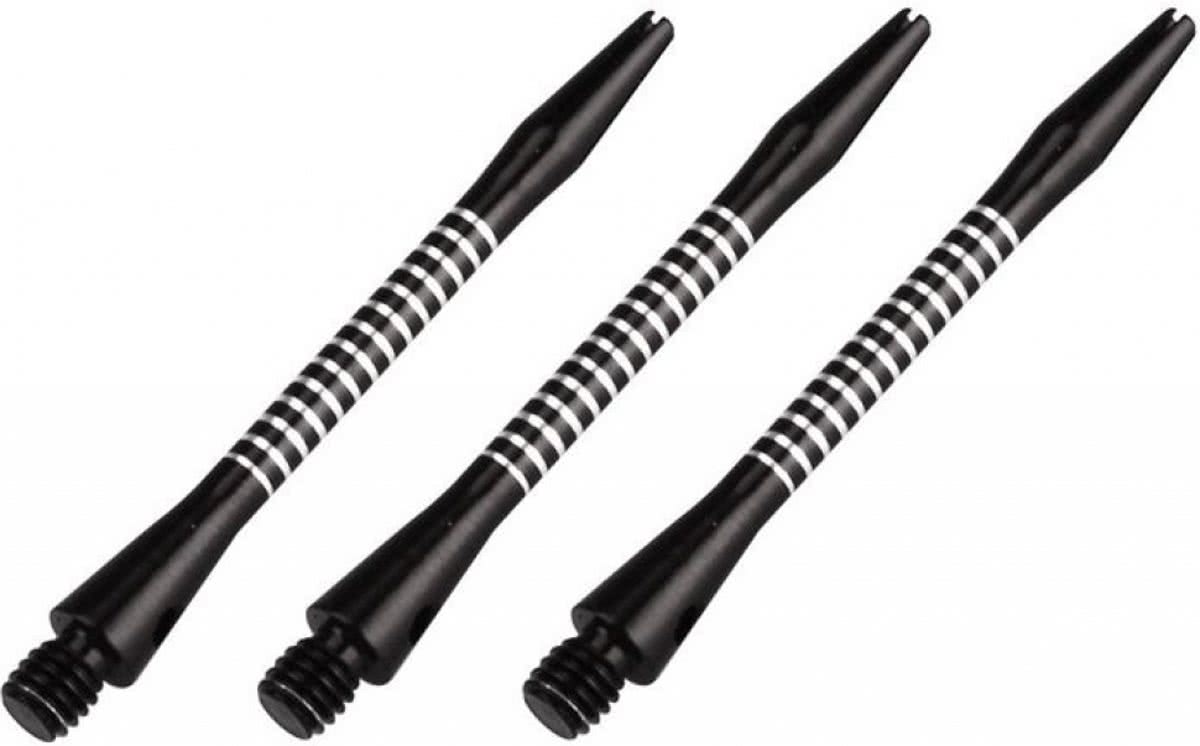 Abbey Darts Shafts Aluminium - Zwart