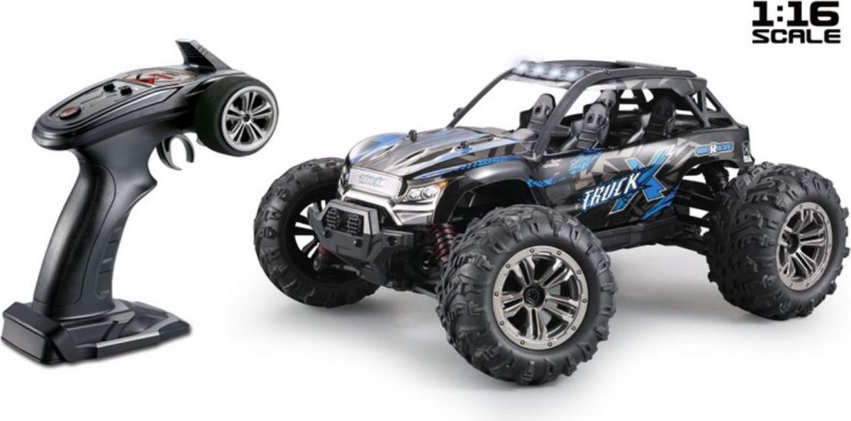 Absima 1:16 4WD High Speed Sand Buggy 2,4GHz Zwart/Blauw - 16006 - RTR 