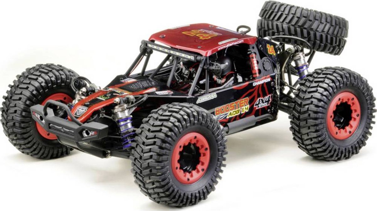 Absima Desert Rock Racer ADB1.4 BL Rood, Zwart Brushless 1:10 RC auto Elektro Rock Racer 4WD RTR 2,4 GHz