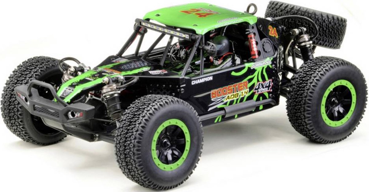 Absima Desert Rock Racer ADB1.4 Groen, Zwart Brushed 1:10 RC auto Elektro Rock Racer 4WD RTR 2,4 GHz