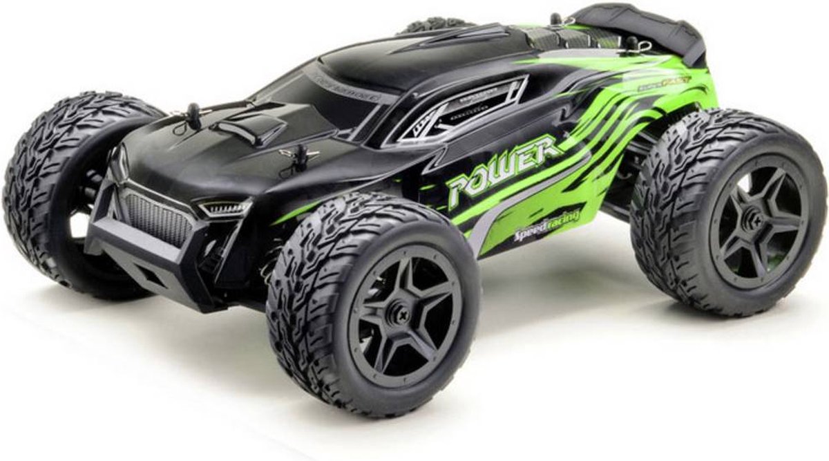 Absima Power Zwart/groen 1:14 RC auto Elektro Truggy 4WD RTR 2,4 GHz