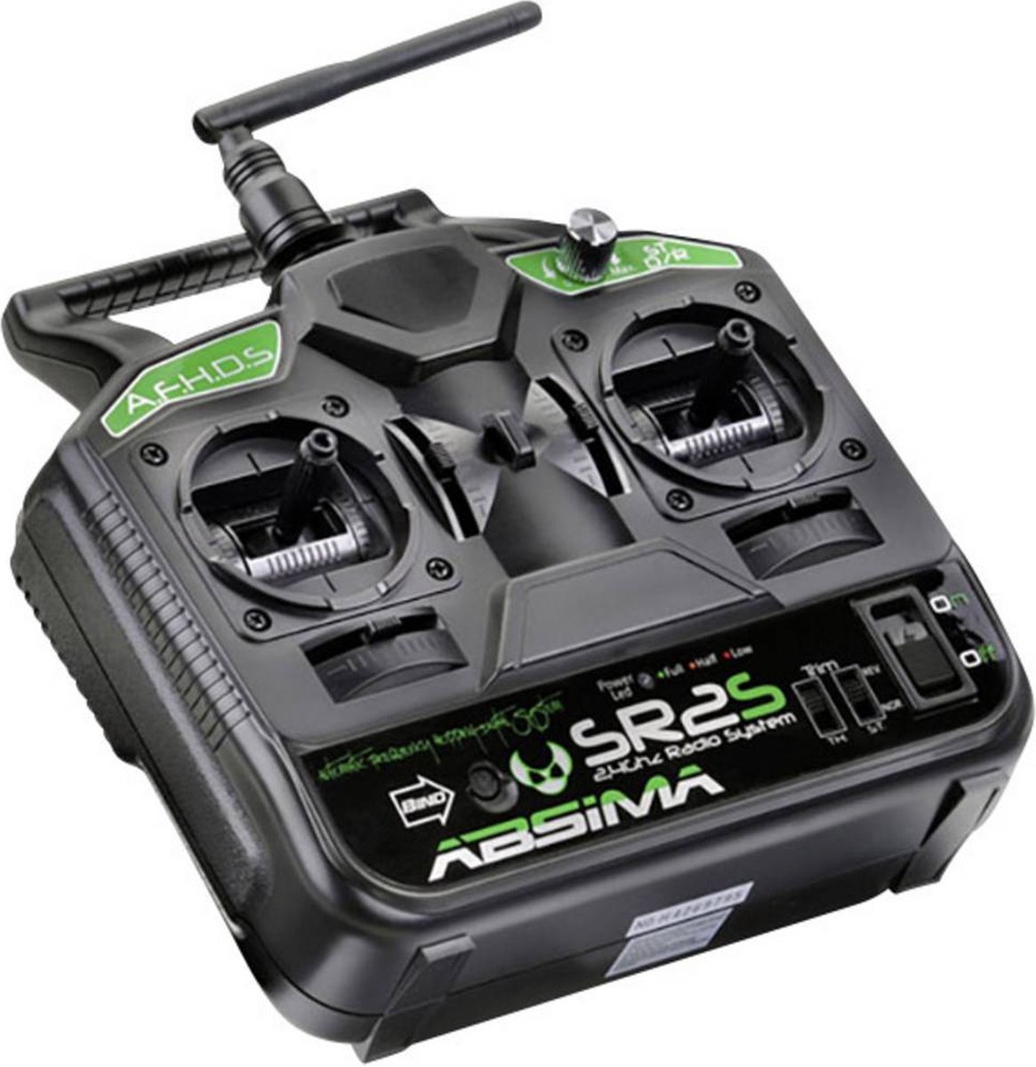 Absima SR2S RC handzender 2,4 GHz Aantal kanalen: 2 Incl. ontvanger