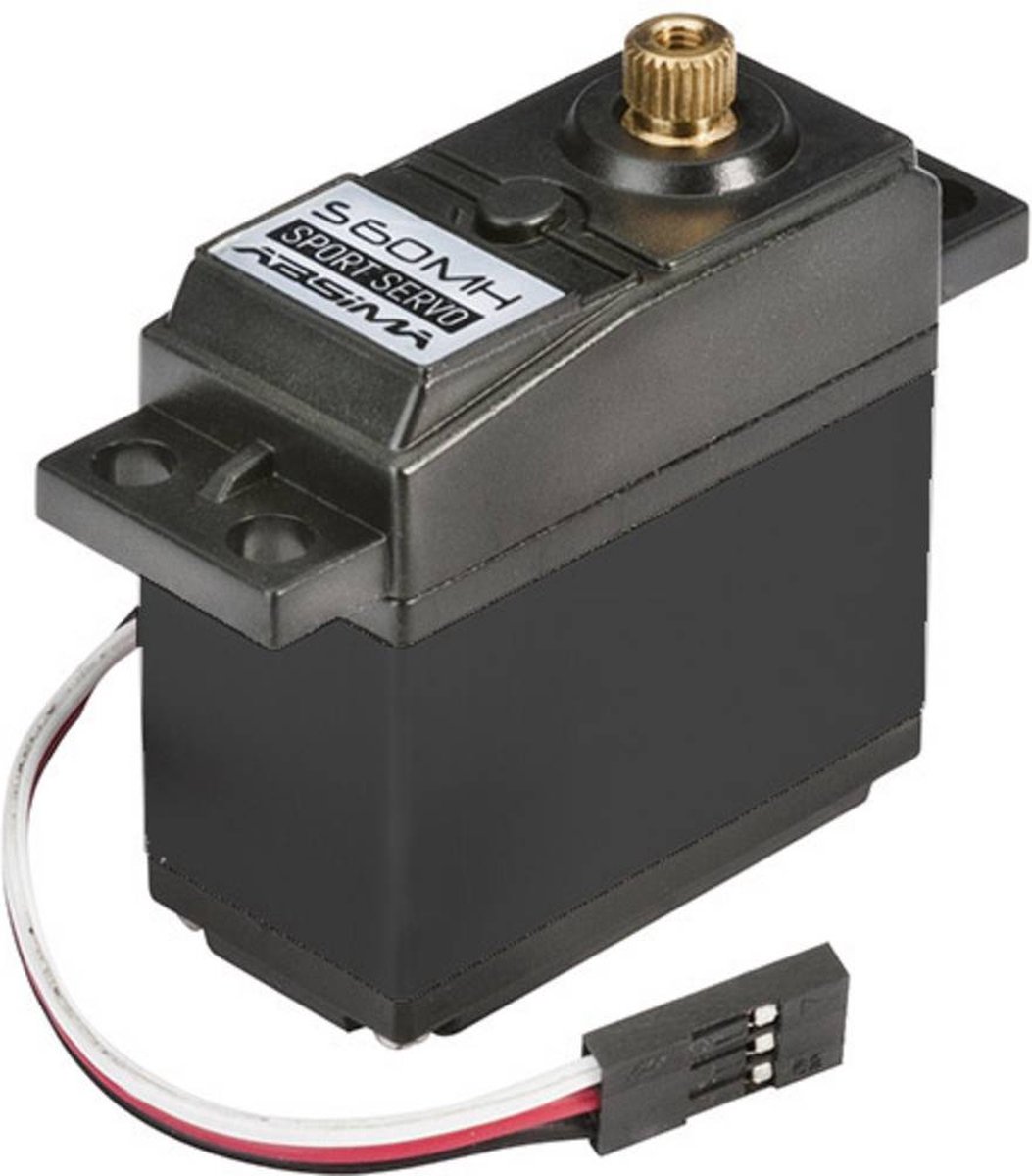 Absima Standaard servo S60MH Analoge servo Materiaal (aandrijving): Metaal Stekkersysteem: JR