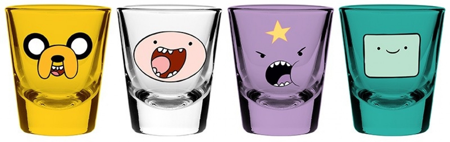 Adventure Time - Shot Glasses 4-Pack