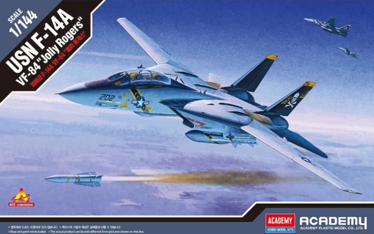 1:144 Academy 12626 USN F-14A VF-84 - Jolly Rogers Plastic kit