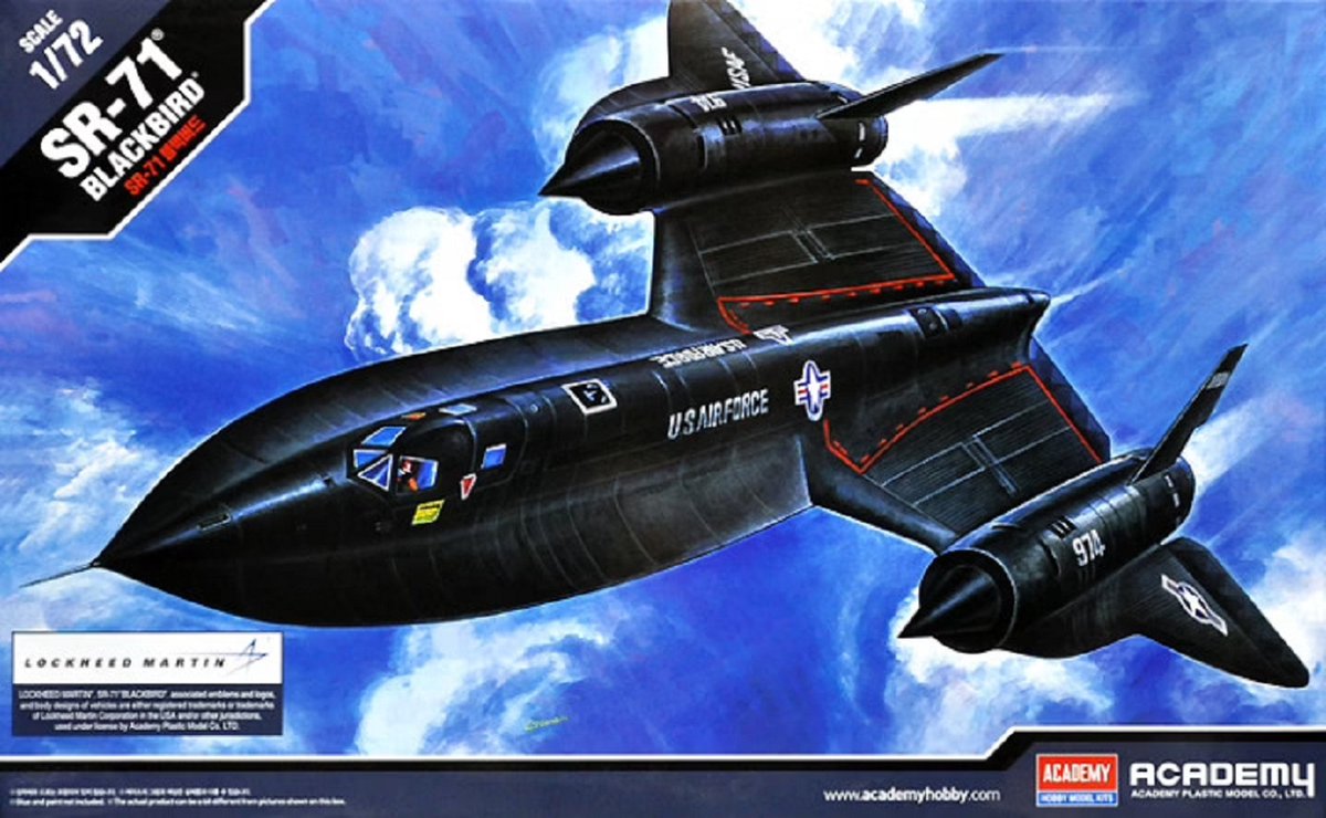 1:72 Academy 12448 Lockheed SR-71 Blackbird - Limited Edition Plastic kit