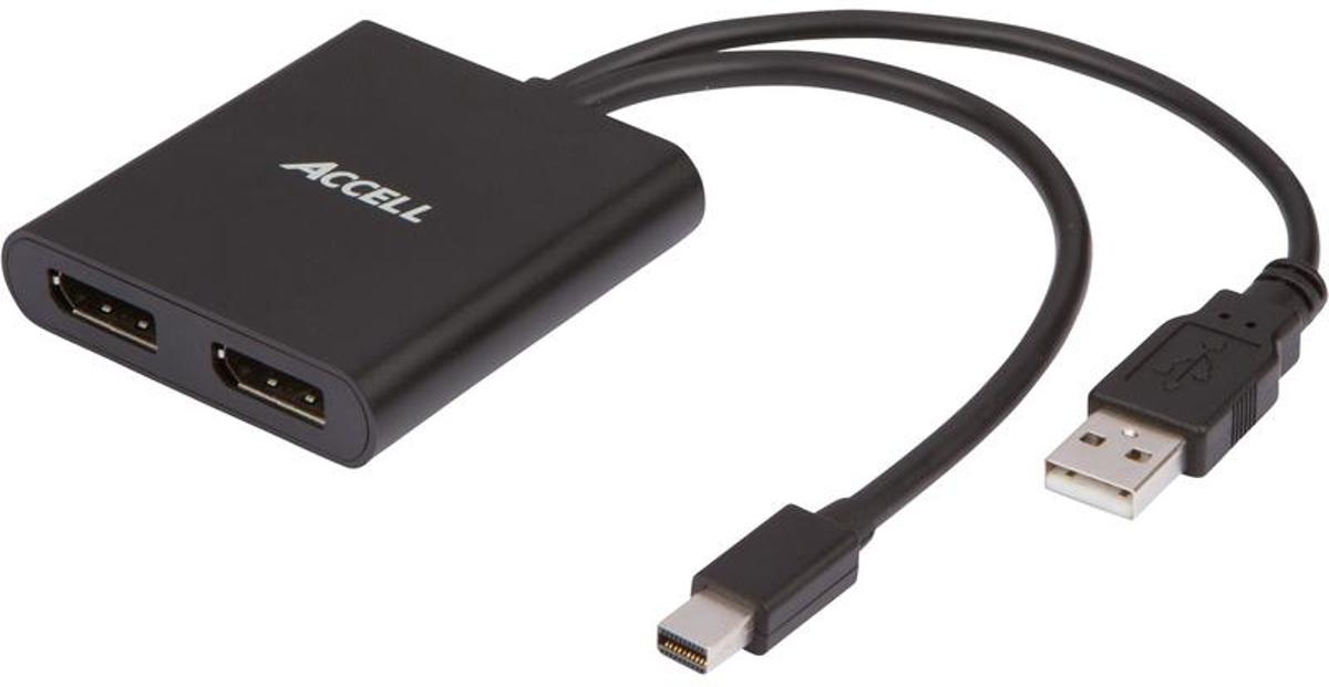 Accell Mini DisplayPort 1.2 naar 2 DisplayPort Multi-Display MST Hub K088B-005B