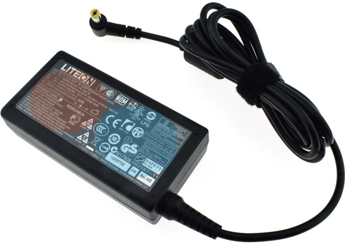 Acer 65W Laptop Adapter 19V 3.42A Ronde PIN (LiteON Origineel)