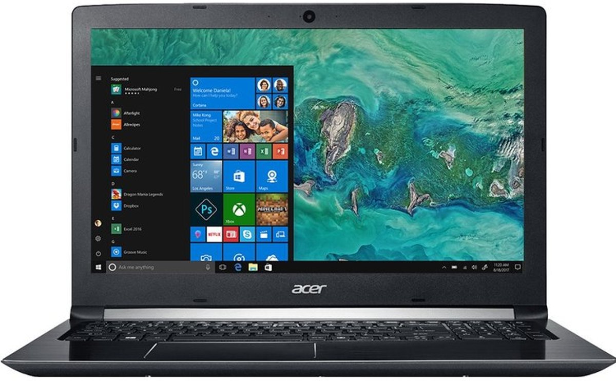 Acer A517-51-57JZ - 17.3i FHD IPS ComfyView - Intel Core i5-8250U - 8GB - 512GB NVMeSSD - Intel UHD Graphics 620 - DVD-RW -WLAN ac/b/g/n + BT - Win10Home - QWERTY