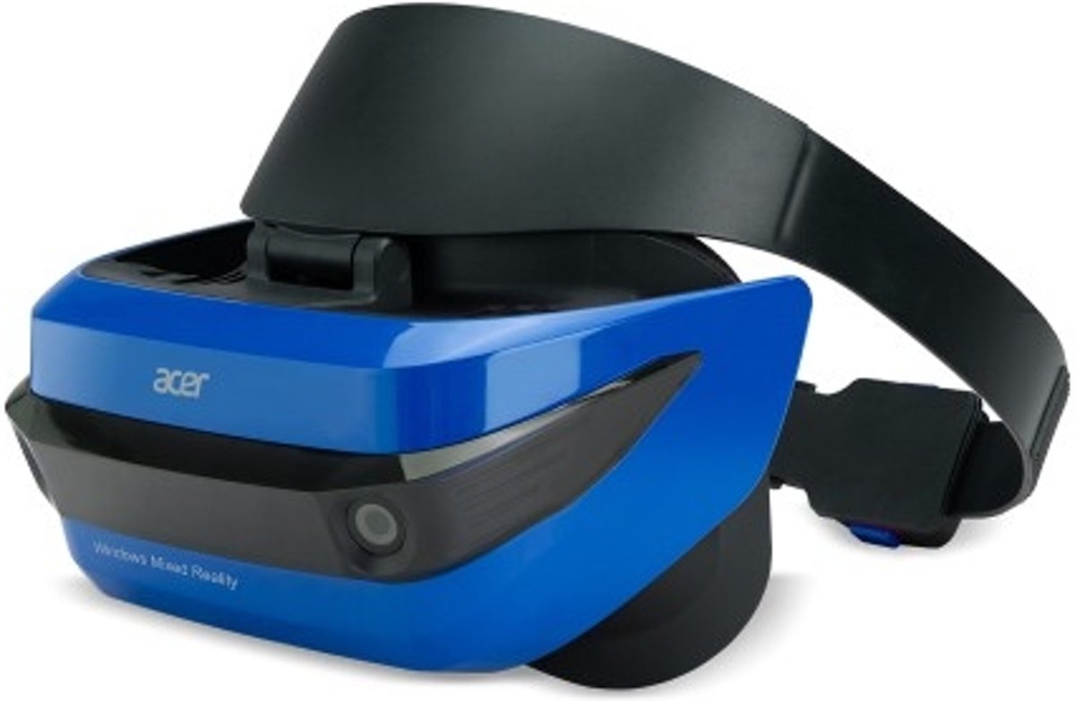 Acer AH100 Op het hoofd gedragen beeldscherm (HMD) 350g Zwart, Blauw