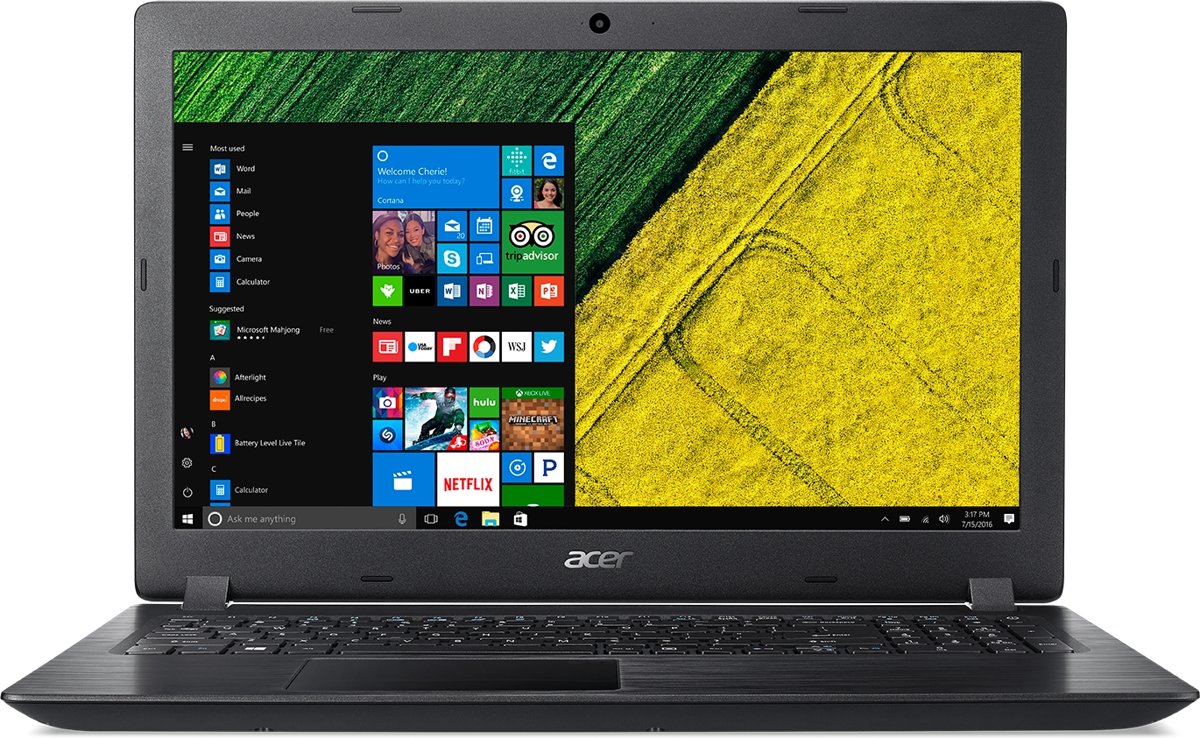 Acer Aspire 3 A315-51-39CD 2GHz i3-6006U 15.6 1920 x 1080Pixels Zwart Notebook