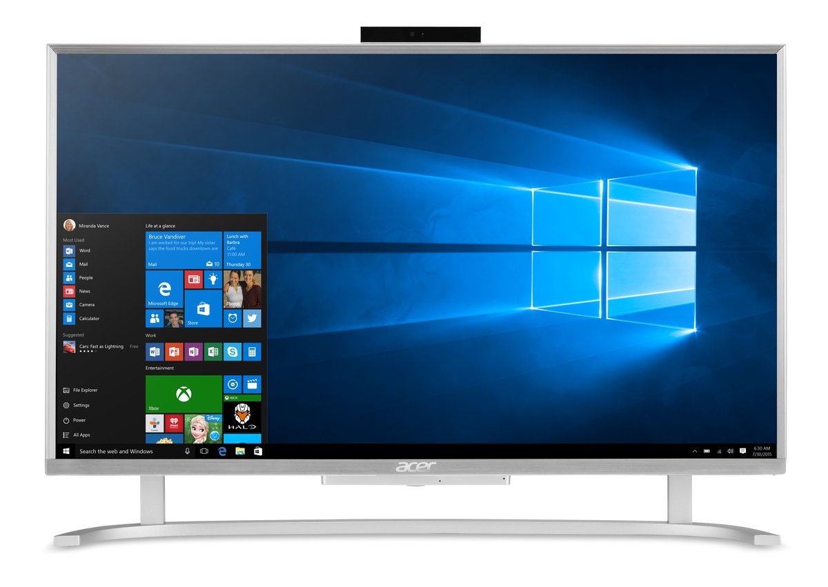 Acer Aspire AC24-760 I7008 NL - All-in-One Desktop