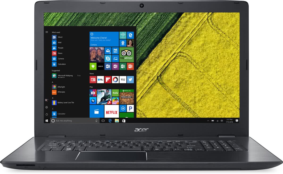 Acer Aspire E 17 E5-774G-5502 - Laptop - 17.3 Inch - Azerty