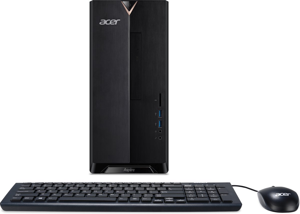 Acer Aspire TC-380 A5429 NL 3,6 GHz AMD Ryzen 5 2400G Zwart Toren PC