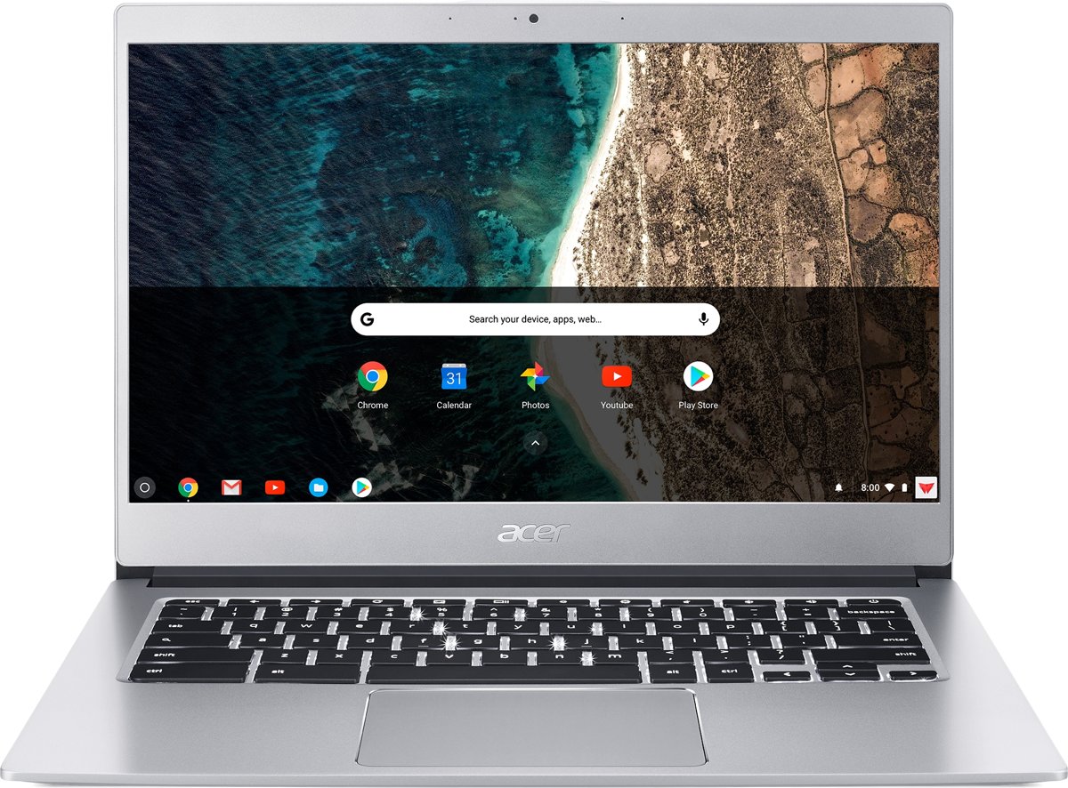 Acer Chromebook 514 CB514-1H-C0RD - Chromebook - 14 Inch - Azerty