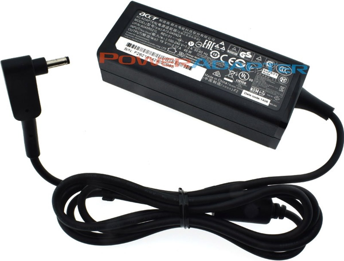 Acer Cloudbook 45W Laptop Adapter 19V 2.37A Origineel