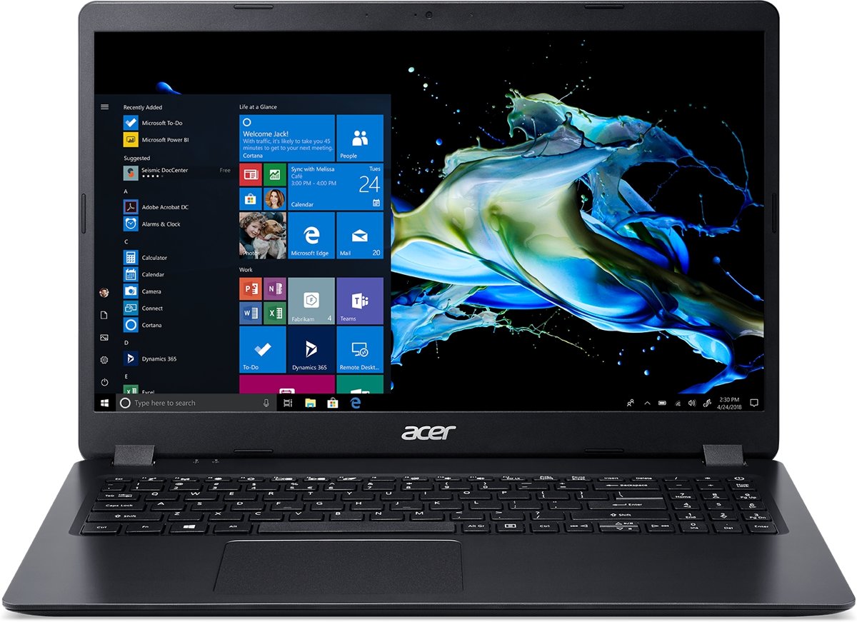 Acer Extensa 15 EX215-51-37KV Zwart Notebook 39,6 cm (15.6) 1920 x 1080 Pixels Intel® 8ste generatie Core™ i3 4 GB DDR4-SDRAM 128 GB SSD Windows 10 Home S