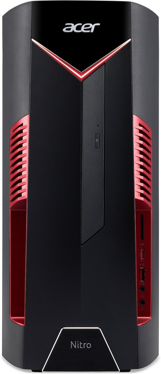 Acer NITRO 50 N50-600 I9012 Intel® 9ste generatie Core™ i7 i7-9700 8 GB DDR4-SDRAM 1256 GB HDD+SSD Zwart Toren PC