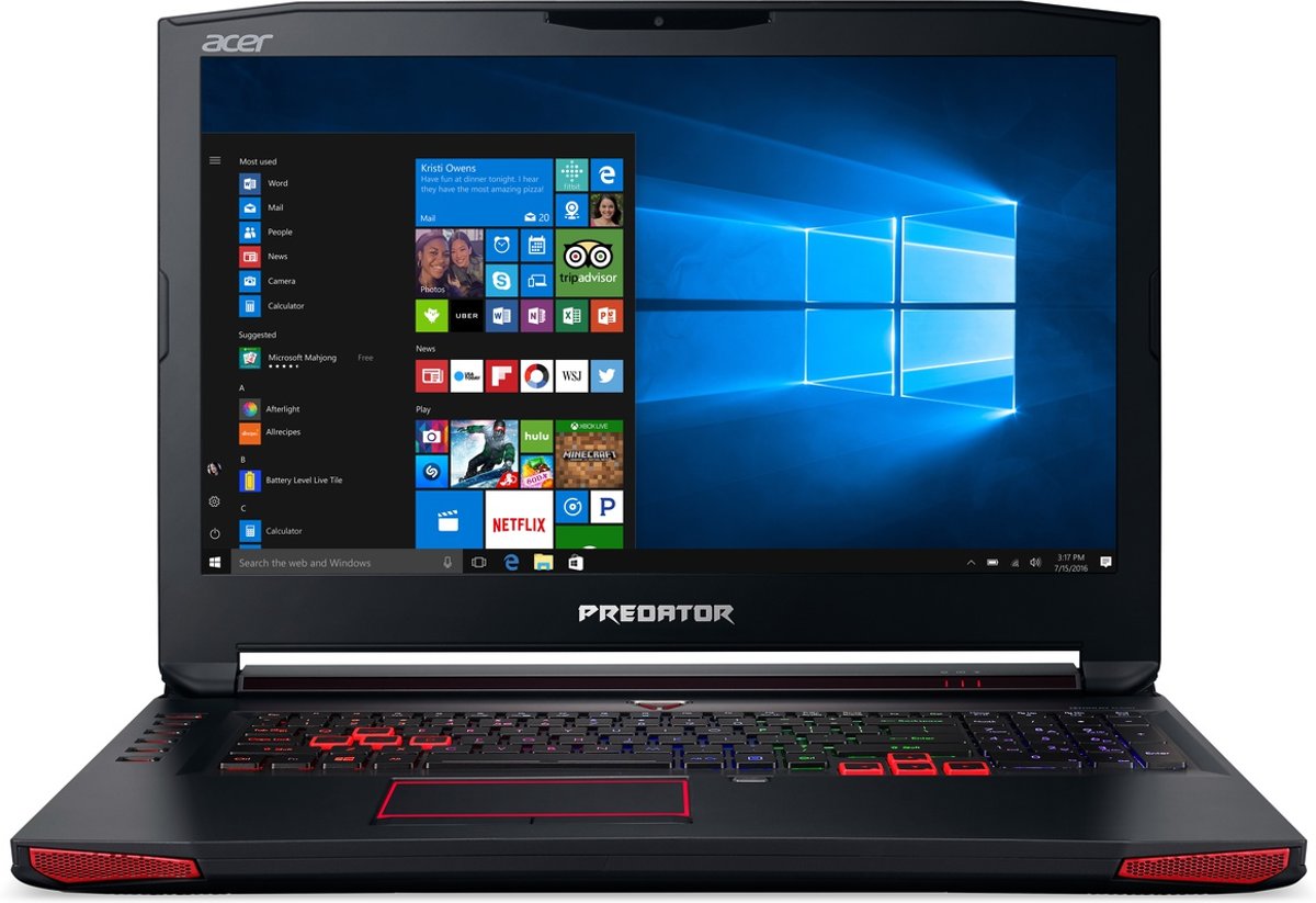 Acer Predator 17 G9-793-71SJ - 4K Gaming Laptop - 17,3 Inch