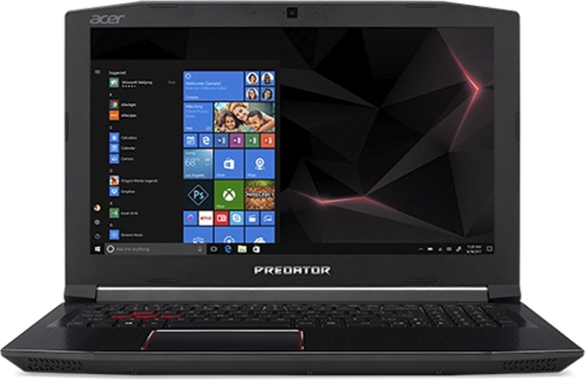 Acer Predator 315-51-70RK i7-8750H 15.6 1920 x 1080Pixels Zwart Notebook