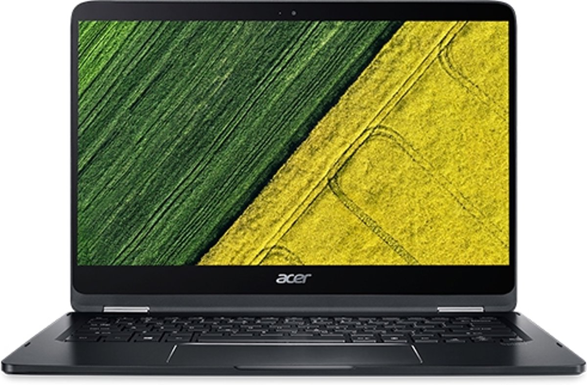 Acer Spin SP714-51-M37P Zwart Hybride (2-in-1) 35,6 cm (14) 1920 x 1080 Pixels Touchscreen 1,30 GHz Zevende generatie Intel® Core™ i7 i7-7Y75