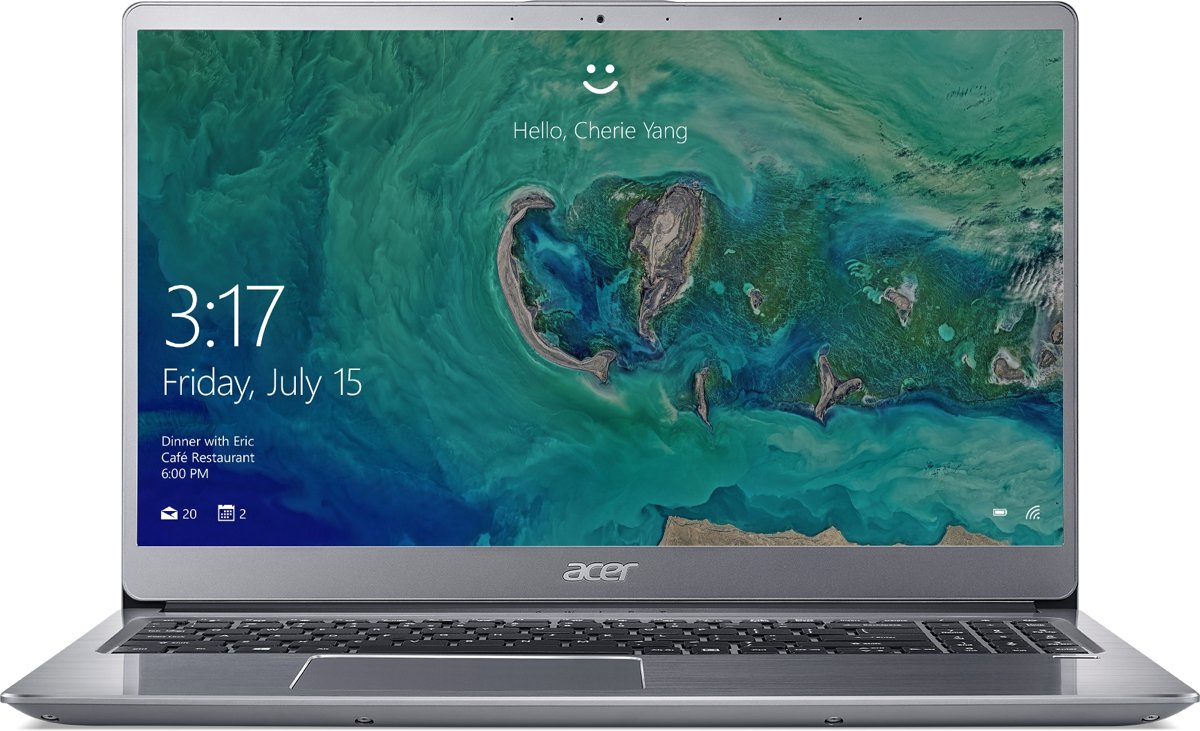 Acer Swift 3 SF315-52-52MC Zilver Notebook 39,6 cm (15.6) 1920 x 1080 Pixels 1,60 GHz Intel® 8ste generatie Core™ i5 i5-8250U