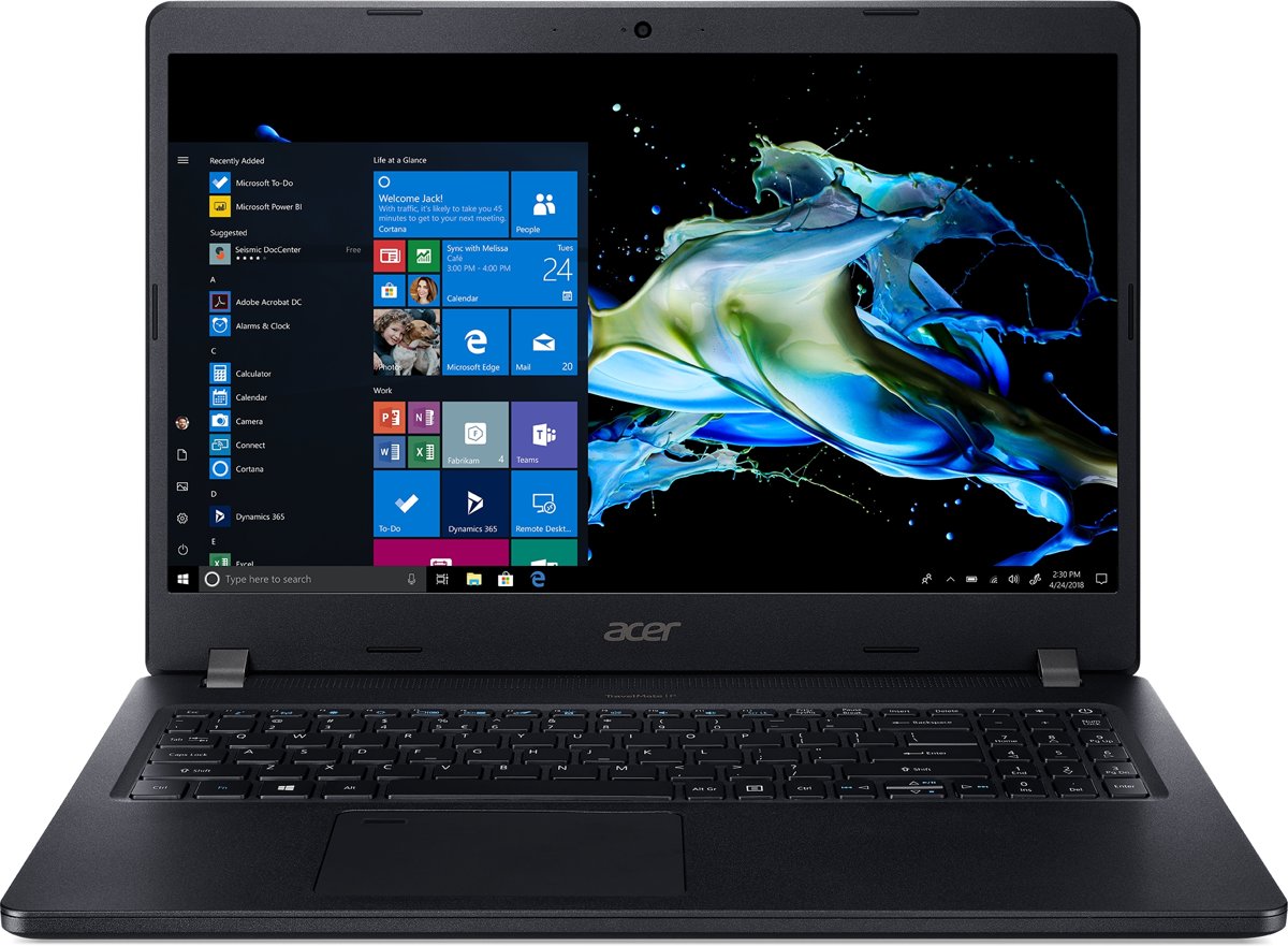 Acer TravelMate P2 TMP215-51-59BU Zwart Notebook 39,6 cm (15.6) 1920 x 1080 Pixels Intel® 8ste generatie Core™ i5 8 GB DDR4-SDRAM 256 GB SSD Windows 10 Pro