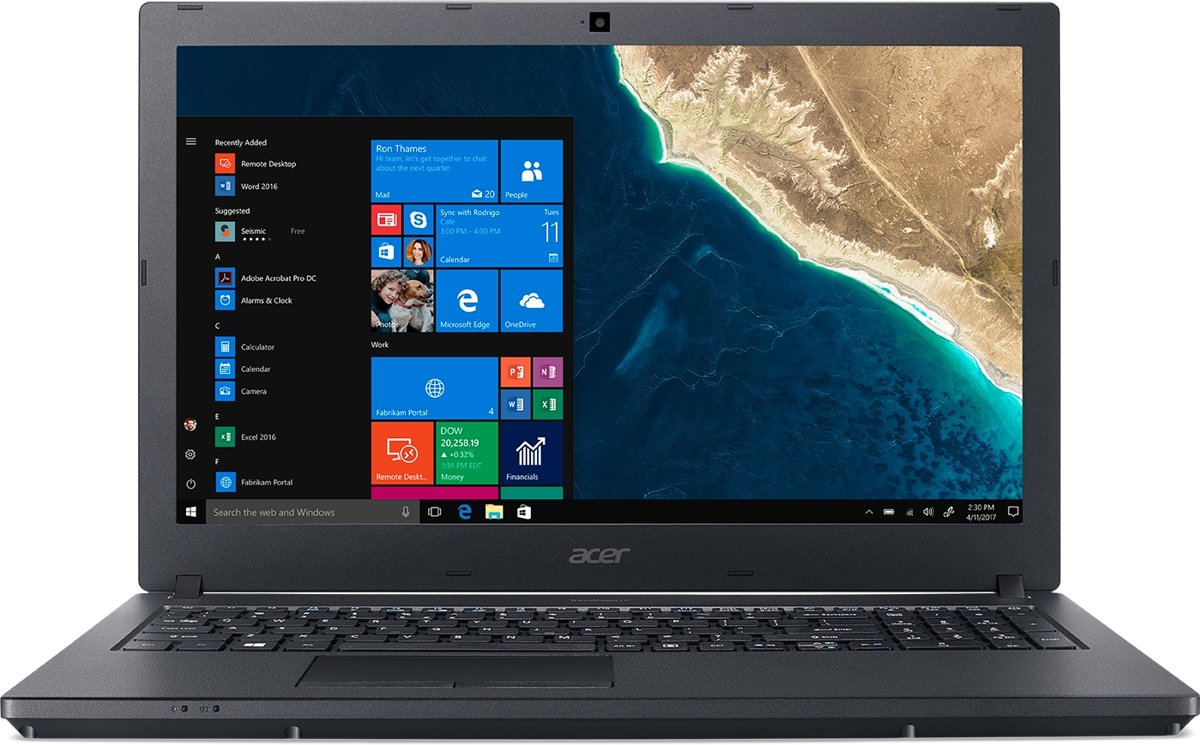 Acer TravelMate P2 TMP2510-G2-M-304N Zwart Notebook 39,6 cm (15.6) 1920 x 1080 Pixels 2,2 GHz Intel® 8ste generatie Core™ i3 i3-8130U