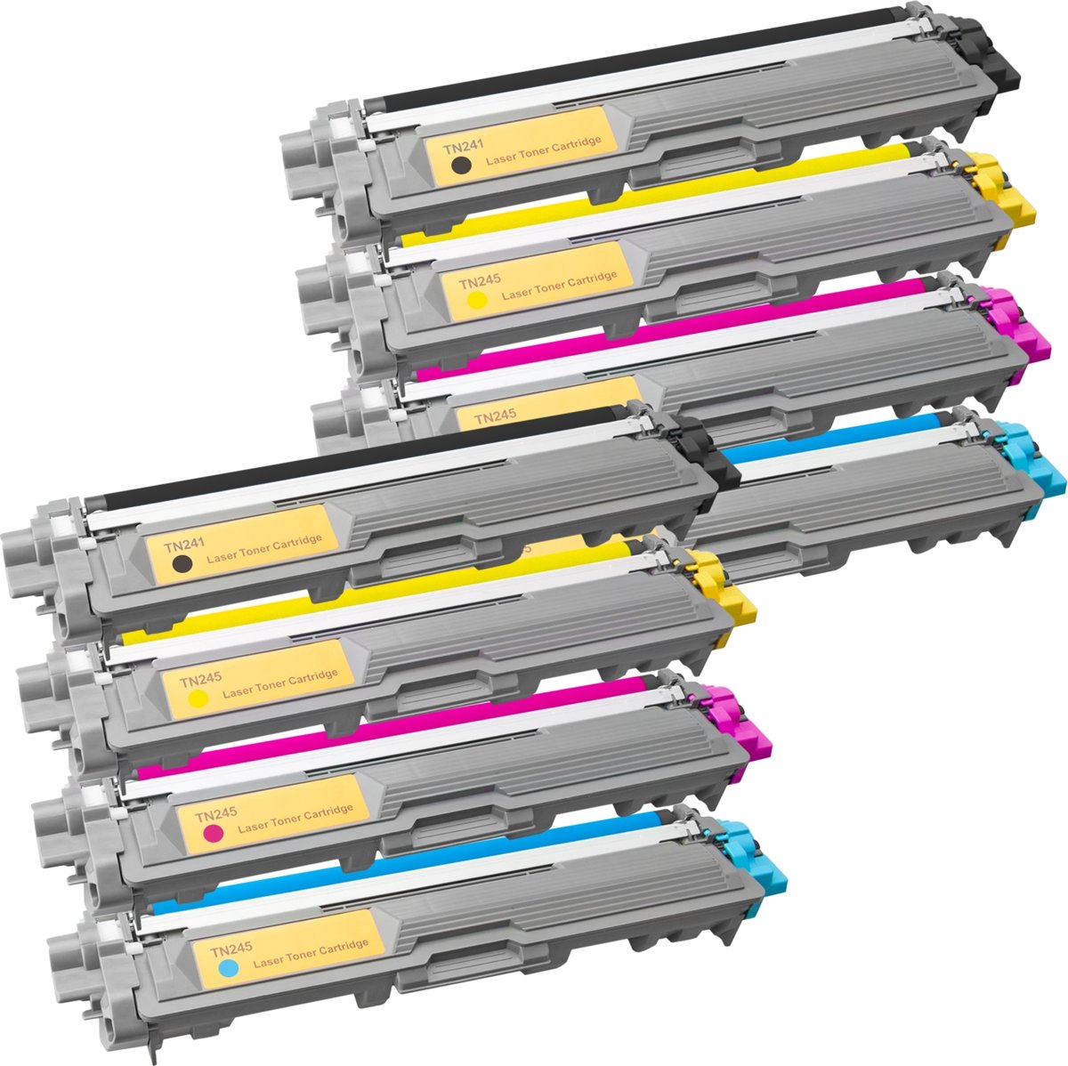 Activejet Promo pakket 8 toner TN241/TN245 2 x ( BK,C,M,Y)