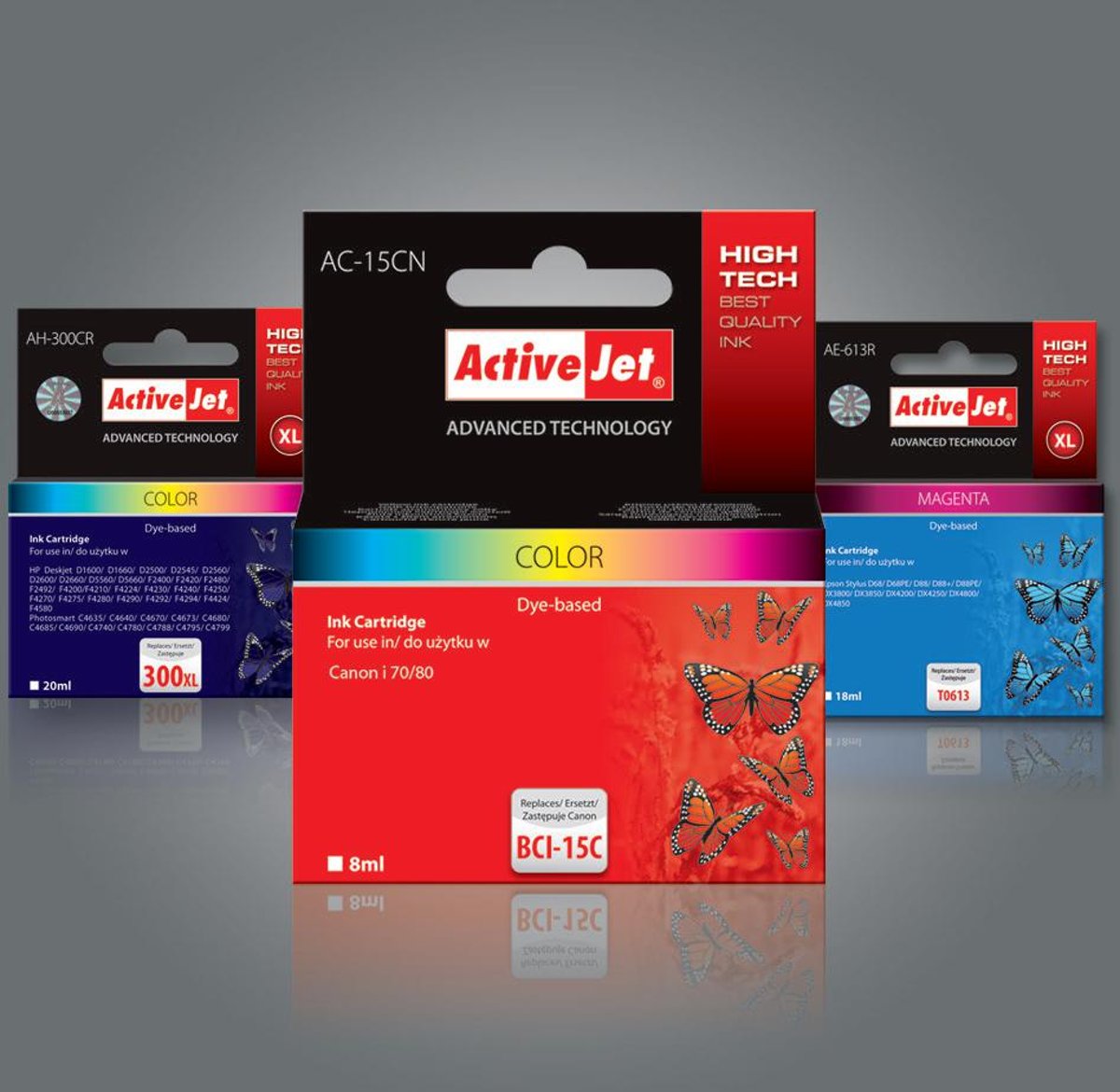 Activejet Tonercartridge / Alternatief multipack HP 312 Zwart, blauw, Rood, Geel