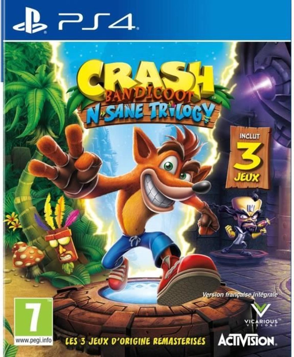 Crash Bandicoot N-SANE Trilogy PS4-game