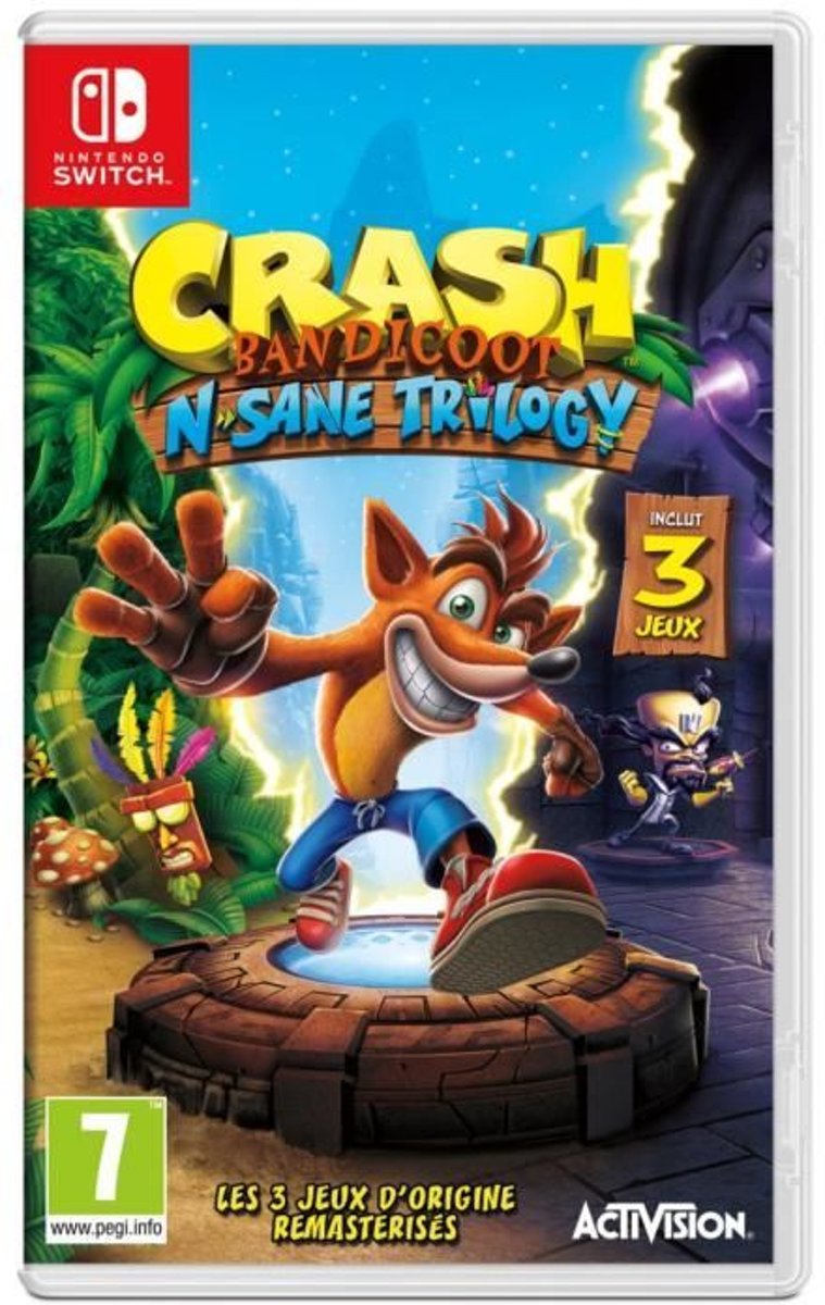 Crash Bandicoot N. Sane Trilogy Jeu-schakelaar