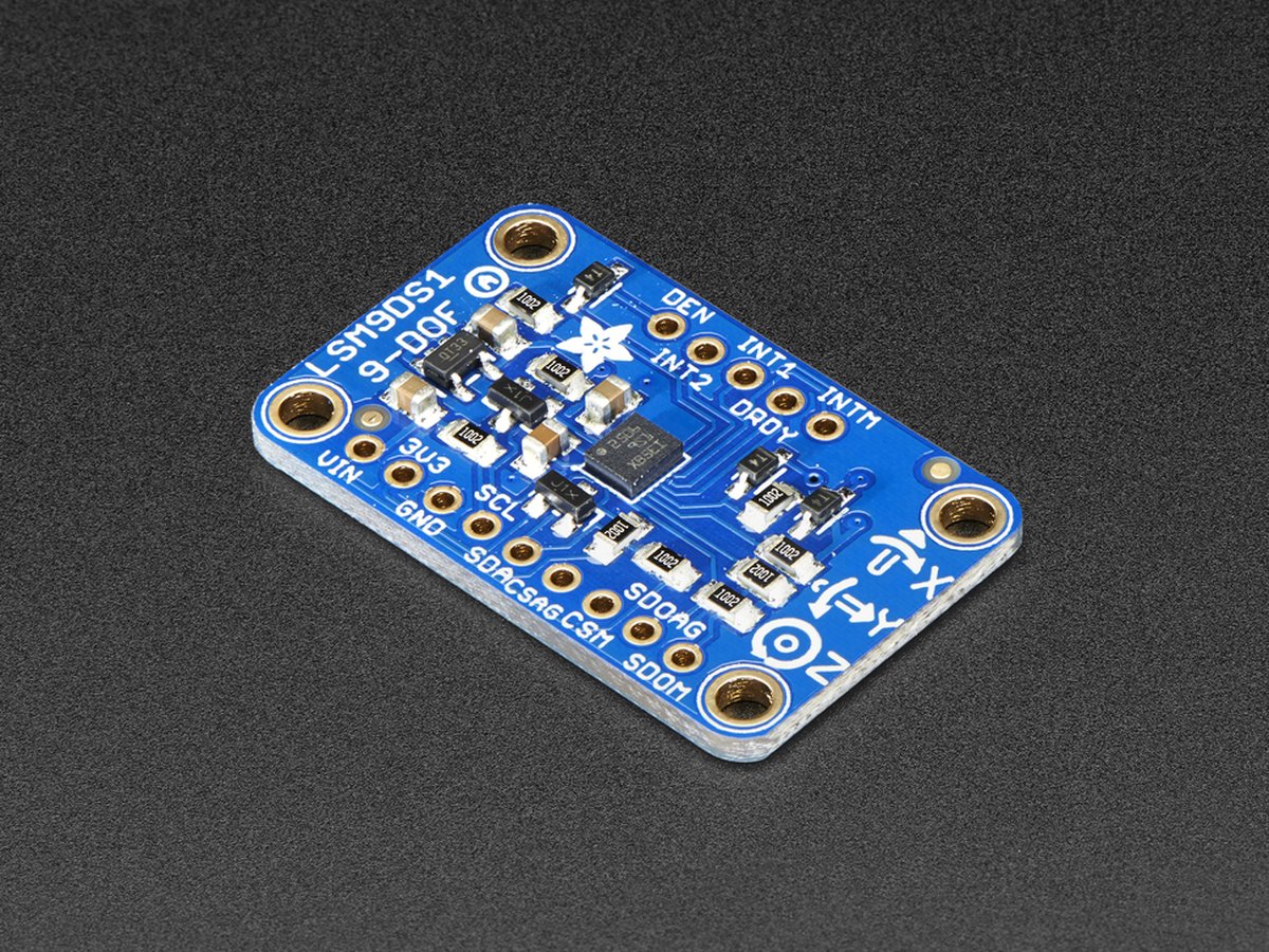 9-DOF Accel/Mag/Gyro+Temp Breakout Board - LSM9DS1 adafruit 3387