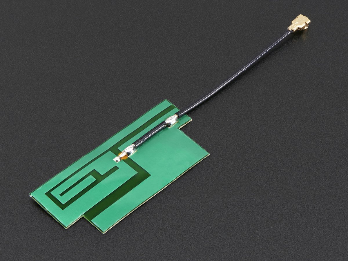 Slim Sticker-type GSM/Cellular Quad-Band Antenna - 3dBi uFL Adafruit 1991